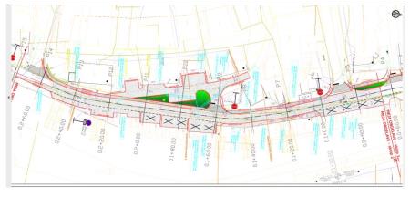 Zapora ceste - skica